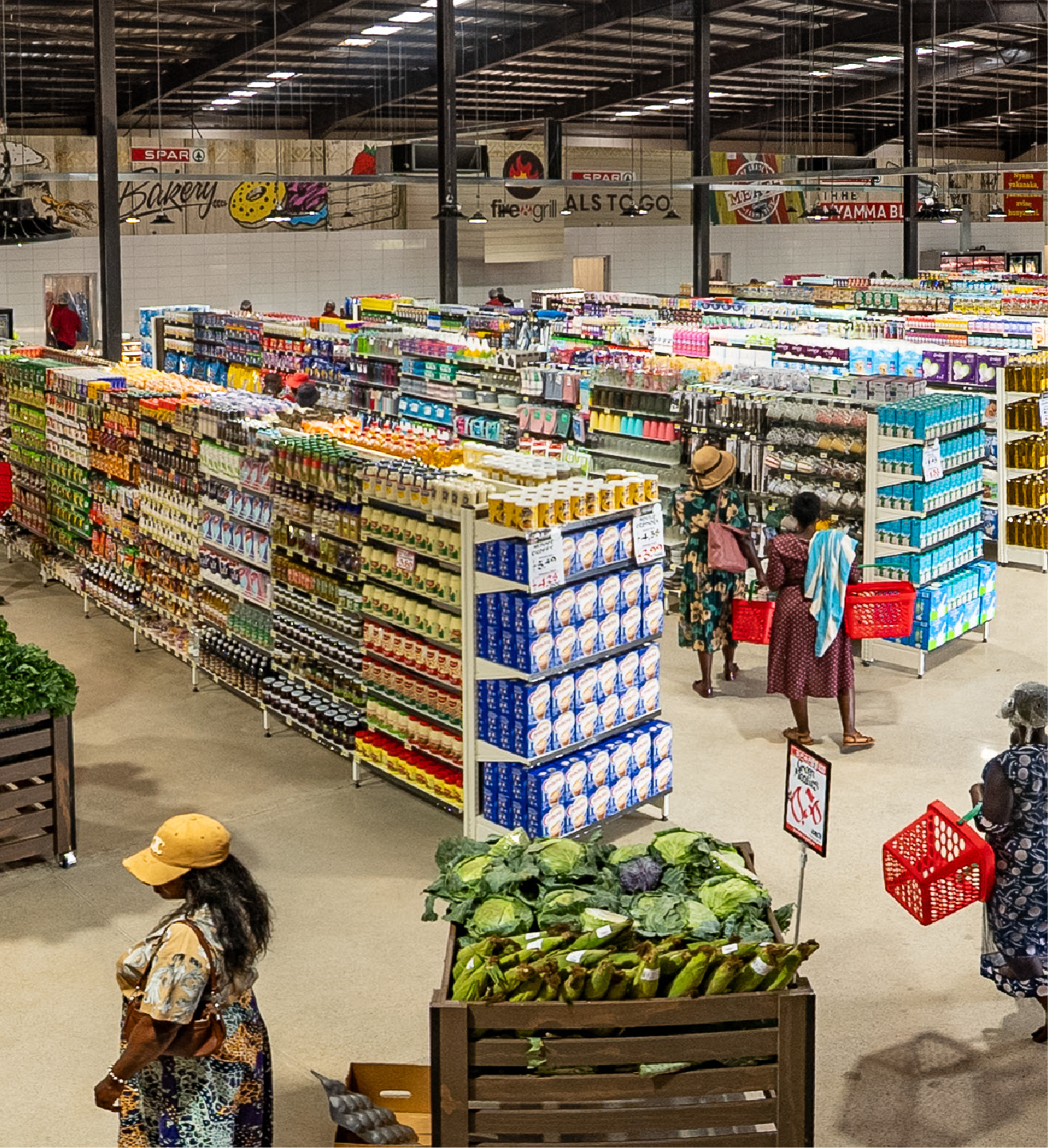 New SPAR supermarket in Mazowe, Zimbabwe
